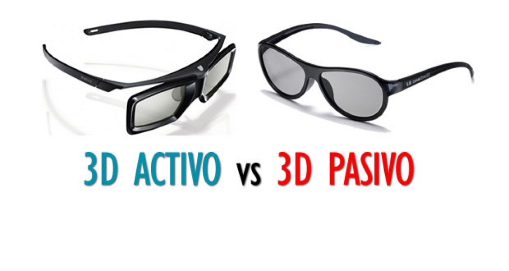 Diferencias 3D activo pasivo