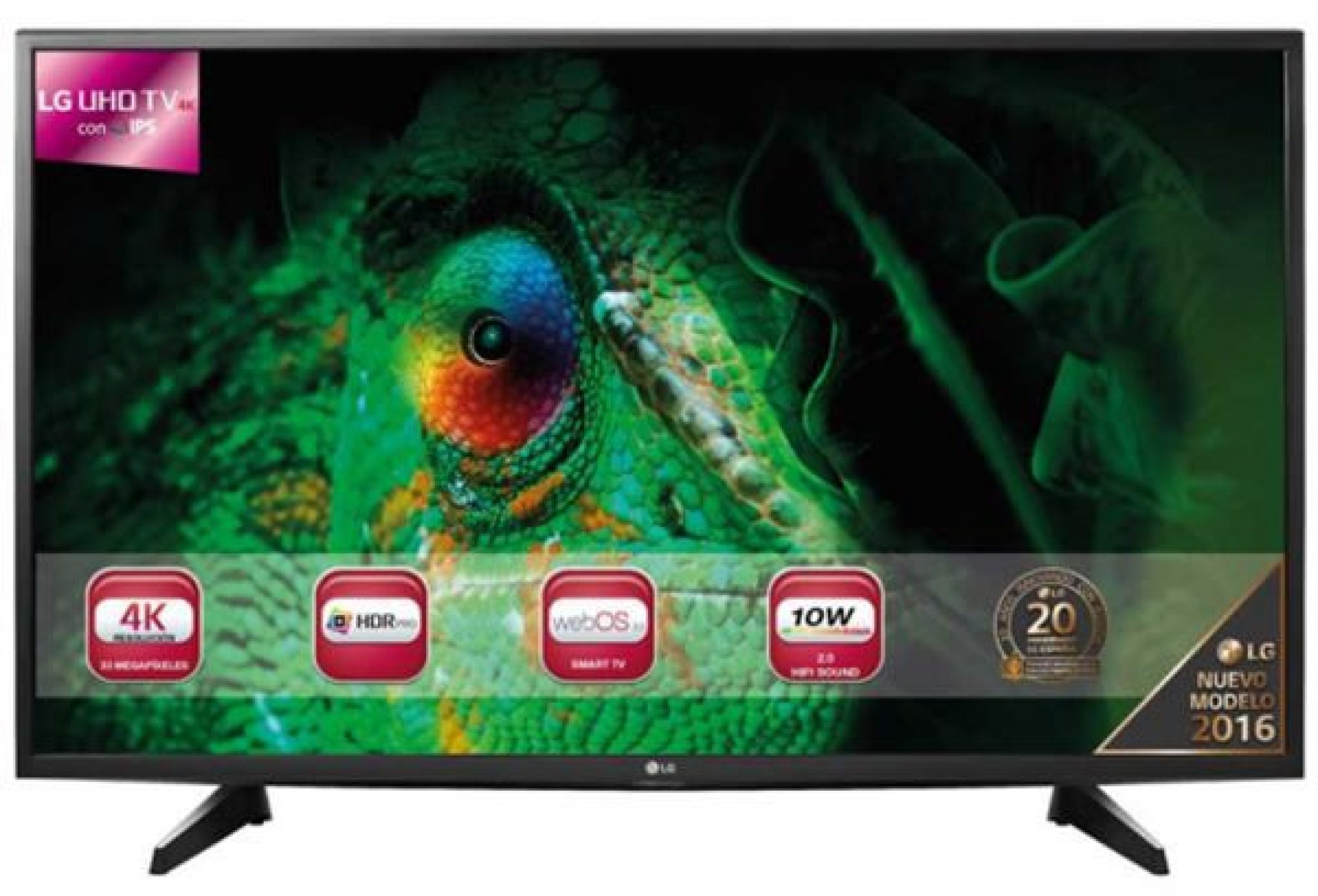 LG 49UH610V una imagen 4K con HDR Pro "by LG"