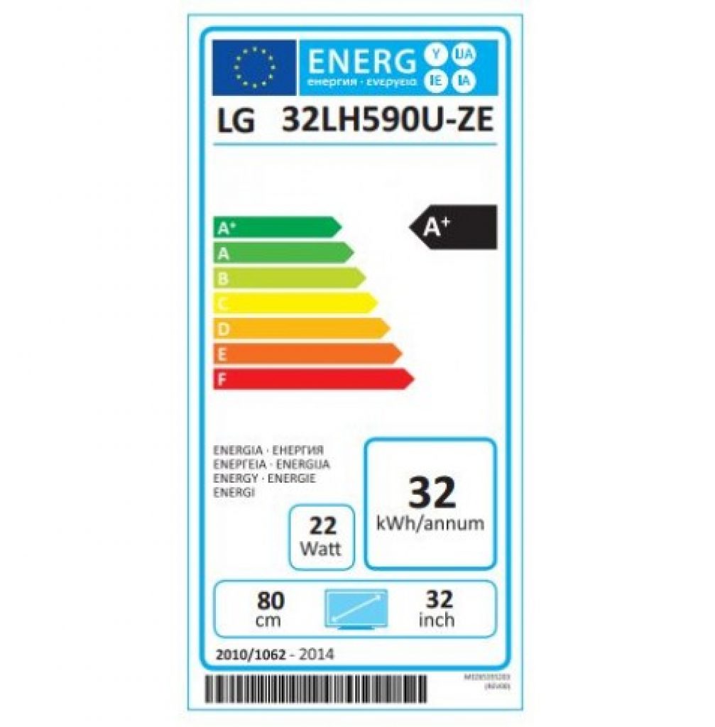 LG 32LH590U energía