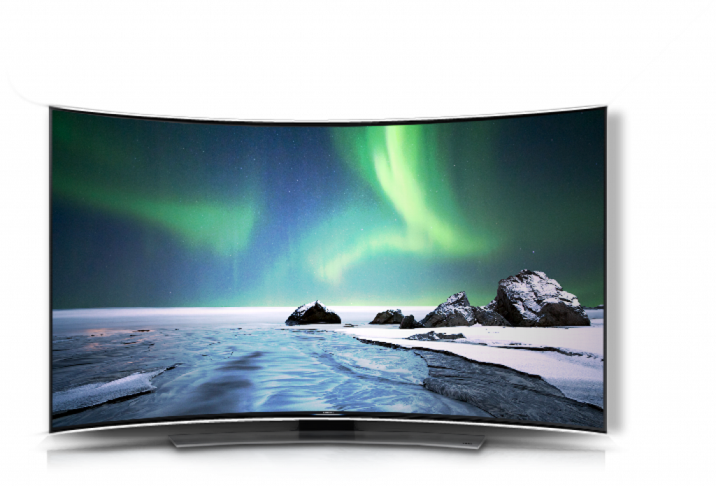 televisores con pantallas curvas