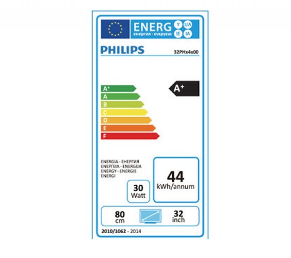 Philips 32PHH4100/88 energía
