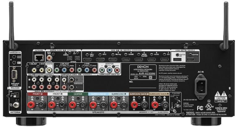 No hay fuente de sonido que Denon AVR-X1300W no pueda reproductir Denon-AVR-X1300W