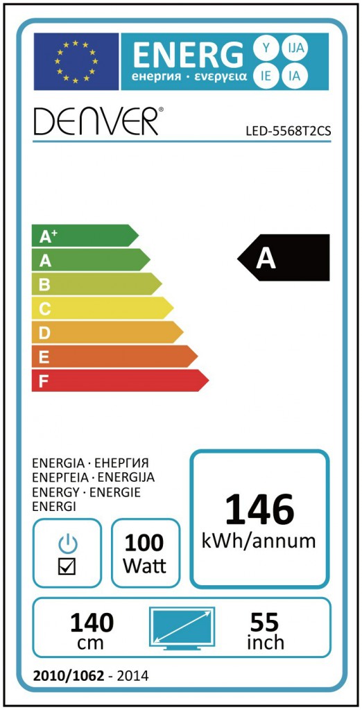 DENVER LED-5568T2CS