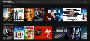 Aquí vemos algo del catálogo Amazon Prime Video España