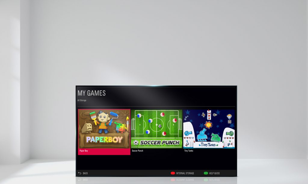 LG 32LJ510B Built-in-Game-TV; juegos de siempre en una tele a caballo entre pasado y presente.