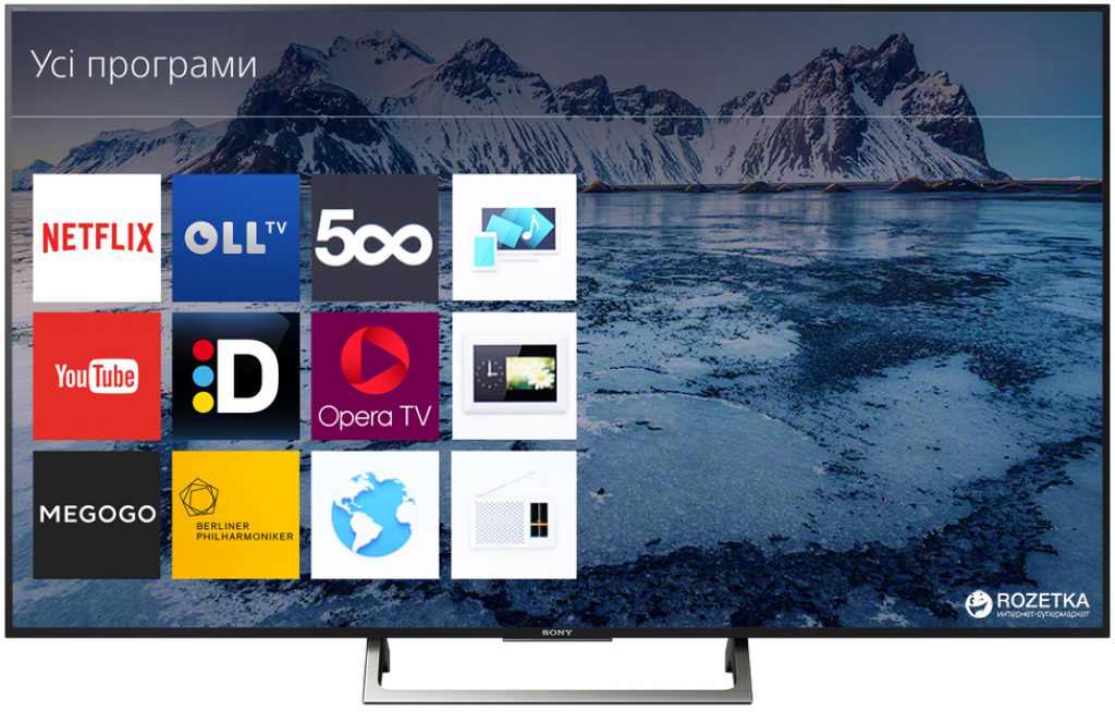 Sony KD65XE7096BAEP, 4K UHD con Smart TV Linux, Opera TV, YouTube y Netflix.