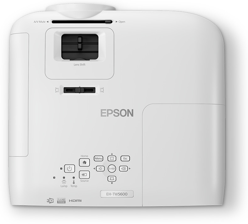Epson EH TW5600 tiene una estructura y organización habitual Epson EH TW5600