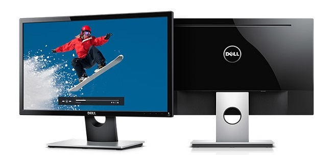 Así luce por delante y por detrás el Dell SE2216H Dell SE2216H