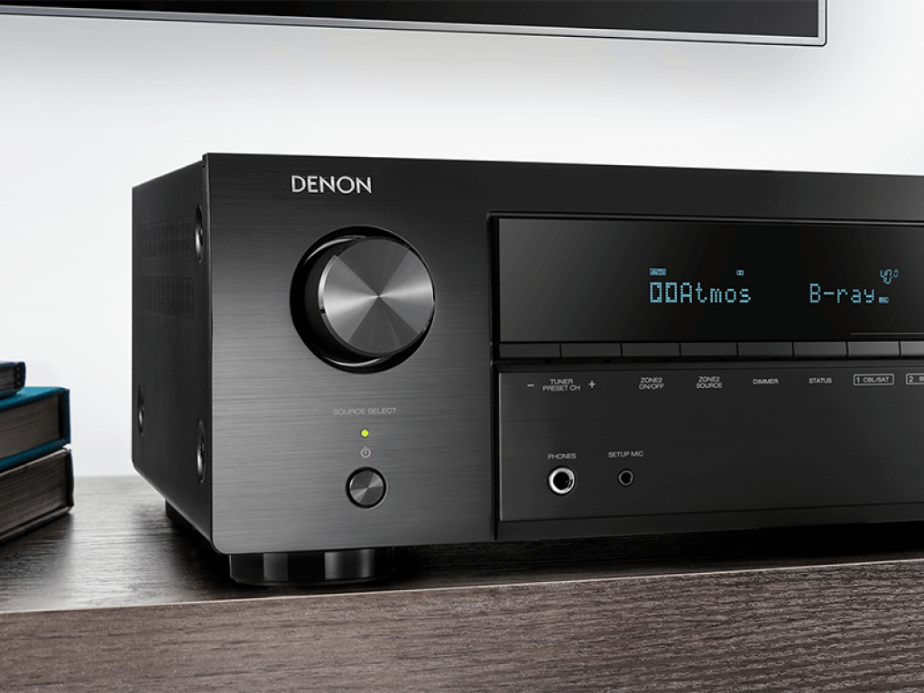 color negro Denon AVR-X1500H Receptores audio/video de alta definición 