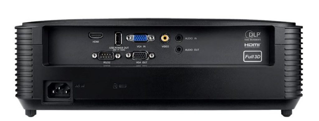 Optoma H184X - Cuenta con todos los puertos necesarios para una gran compatibilidad