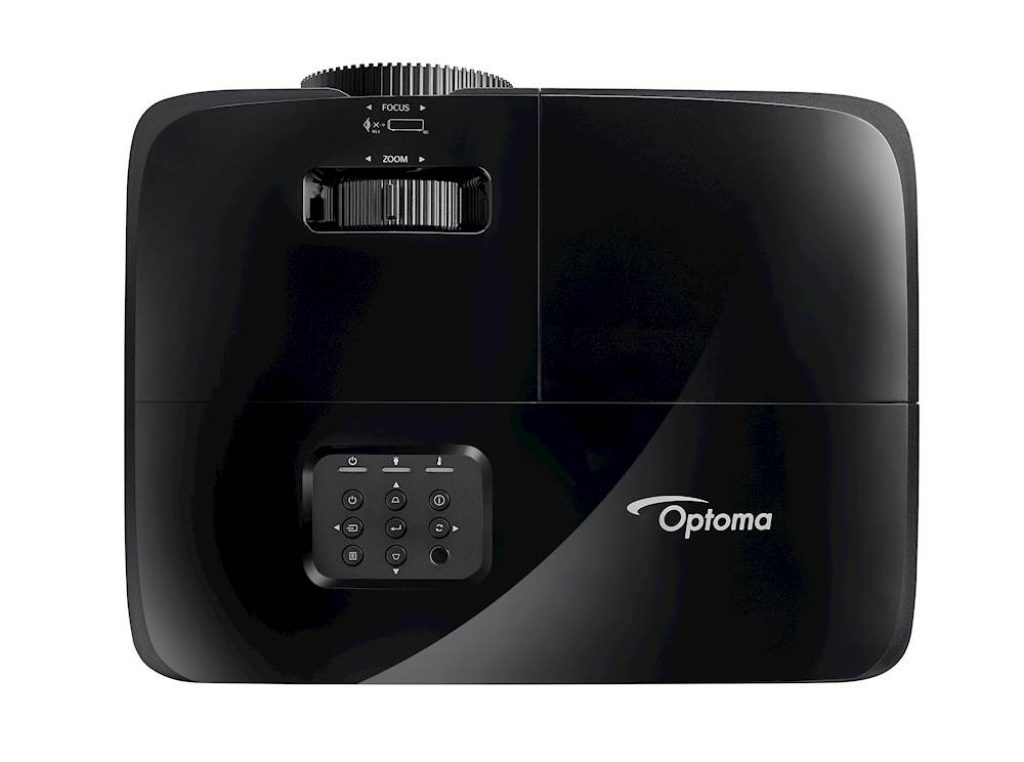 Optoma H184X - La parte superior cuenta con los distintos controles y ajustes del lente