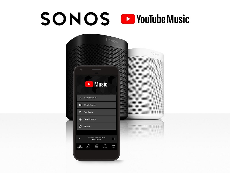 youtube music altavoces conectados de sonos