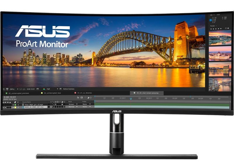 Asus ProArt PA34VC - Parte frontal, sin biseles