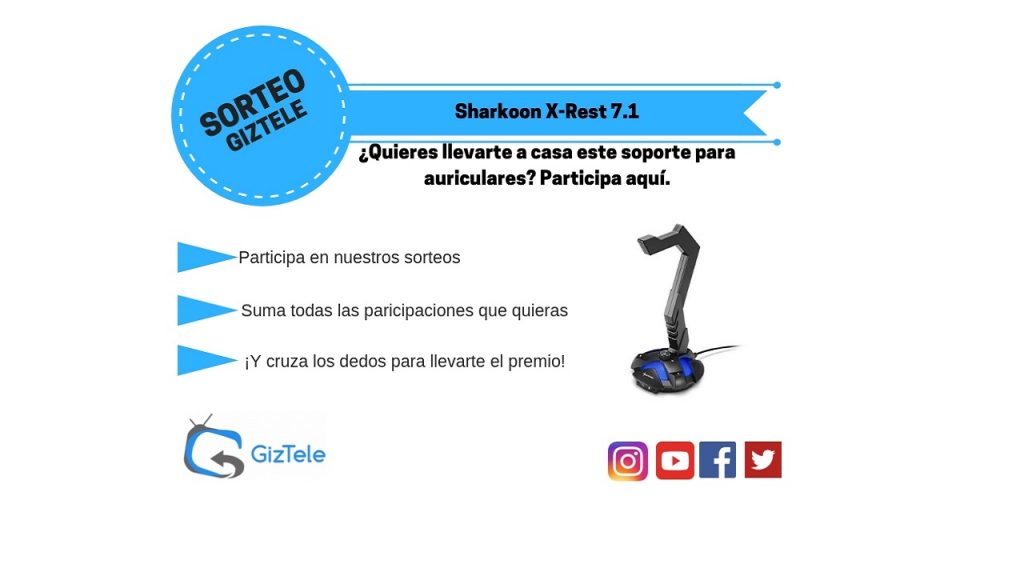 sorteo Sharkoon X-Rest 7.1