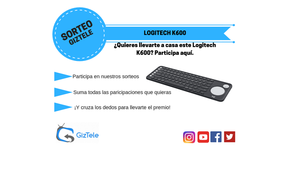 sorteo logitech k600