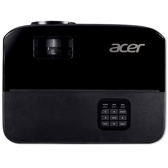 Acer x1323wh, panel de control