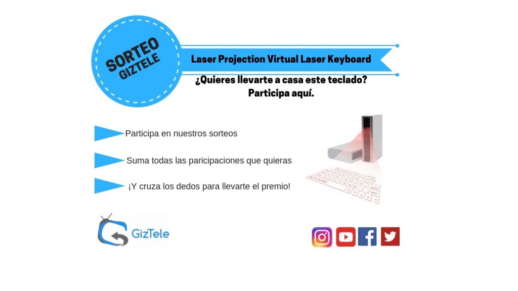 Copia de SORTEO Laser Projection Virtual Laser Keyboard