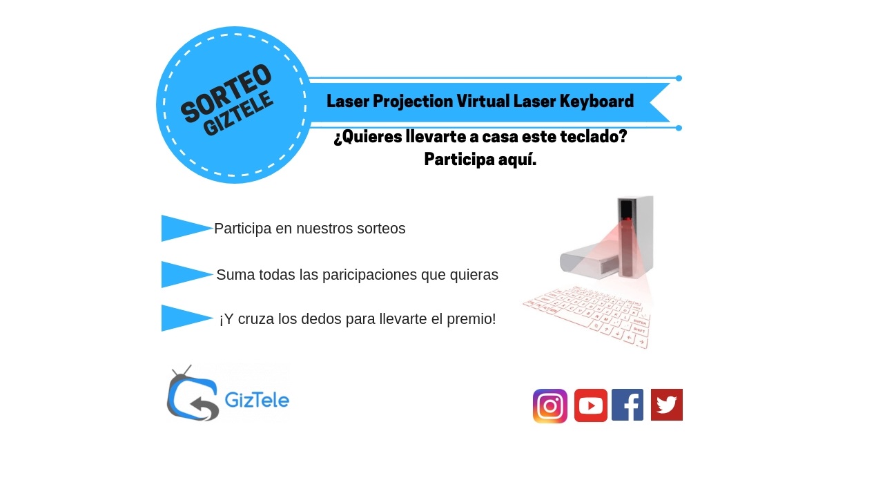 Copia de SORTEO Laser Projection Virtual Laser Keyboard