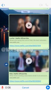 Netflix en WhatsApp ya es una realidad para visualizar trailers