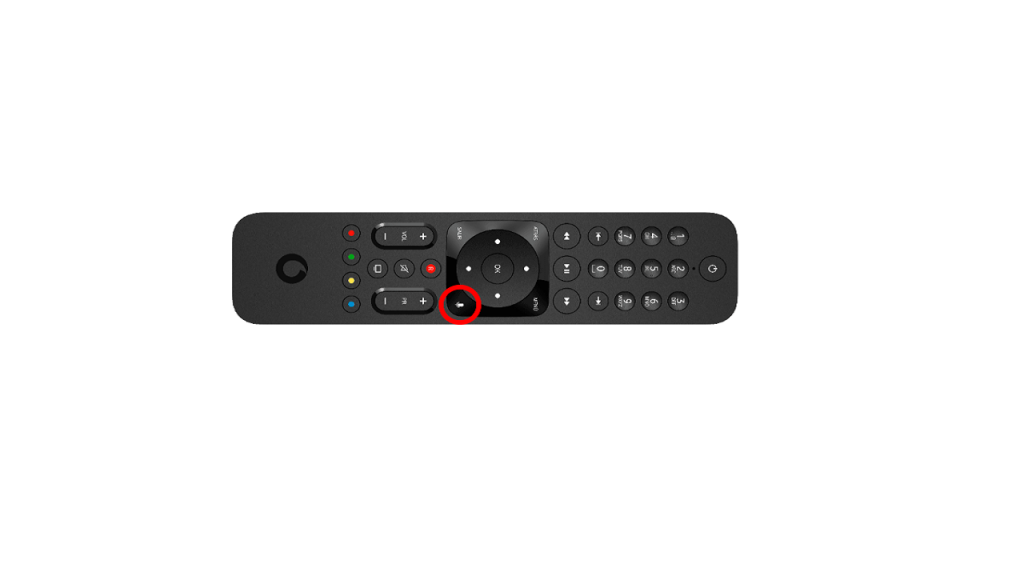 control por voz mando vodafone tv