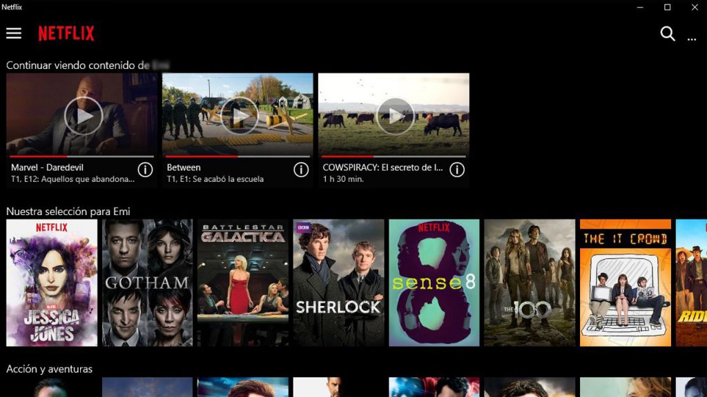 quitar contenido de Seguir viendo en Netflix