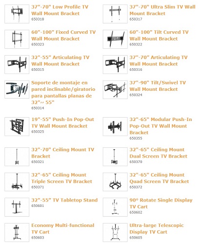 Equip Soporte TV Pared 650601 32-55´´ Negro