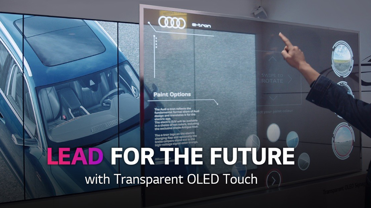 Transparent OLED Touch
