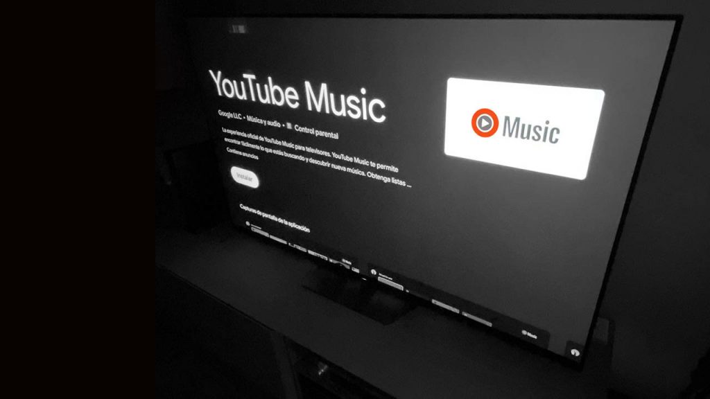 YouTube Music en Android TV