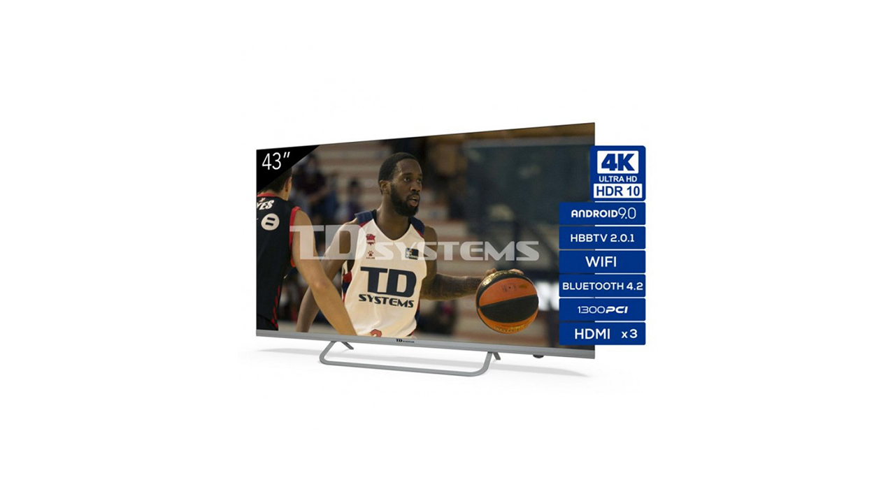 TV LED 43 TD SYSTEM Smart TV 4K Ultra HD Android 9.0 K43DLX11US