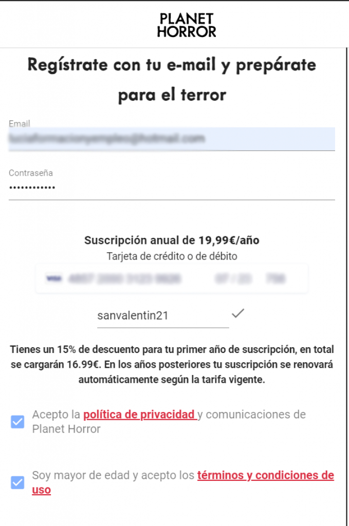 Así de fácil es el registro