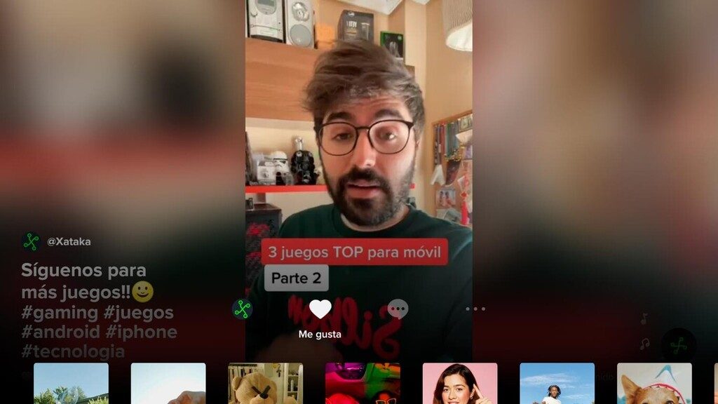 Así se ve TikTok en la tele