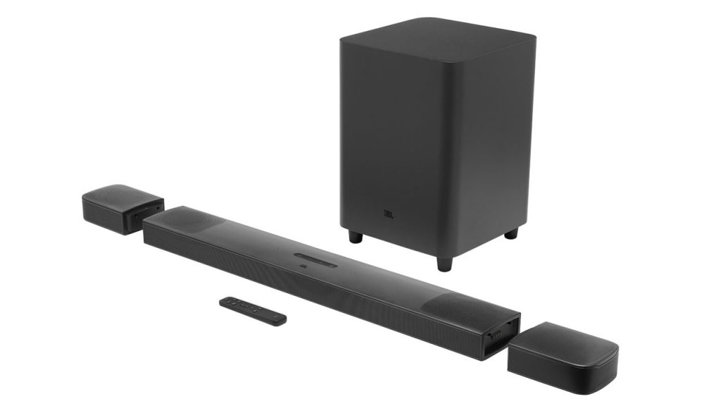 JBL Bar 9.1, una barra de sonido muy completa con altavoces desmontables