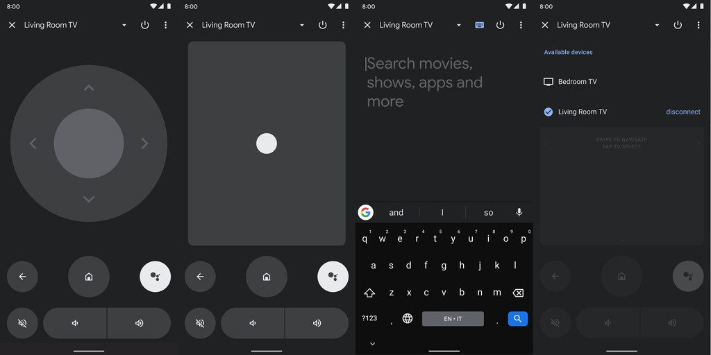Así es la nueva app de mando a distancia de Android TV