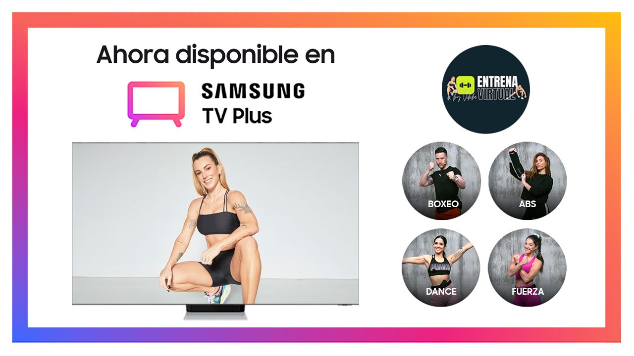 entrena virtual samsung tv plus