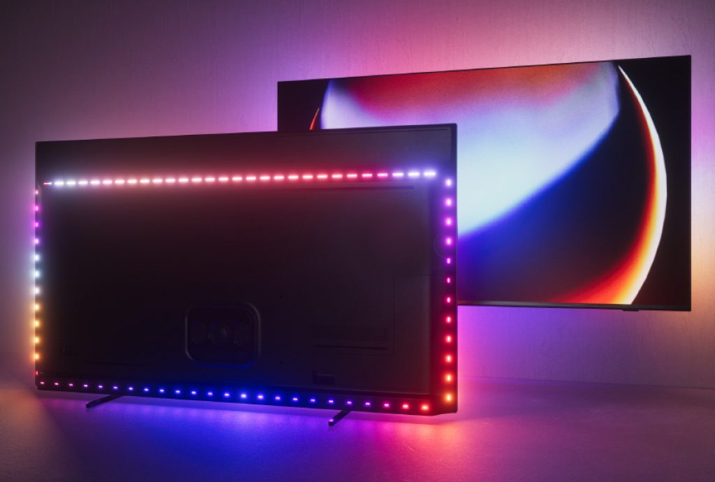 Característico sistema Ambilight de Philips