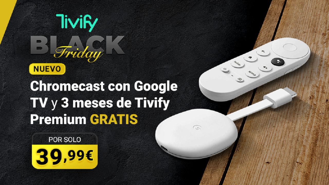 kasseapparat Hvordan humor 3 meses de Tivify gratis comprando un Chromecast Google TV