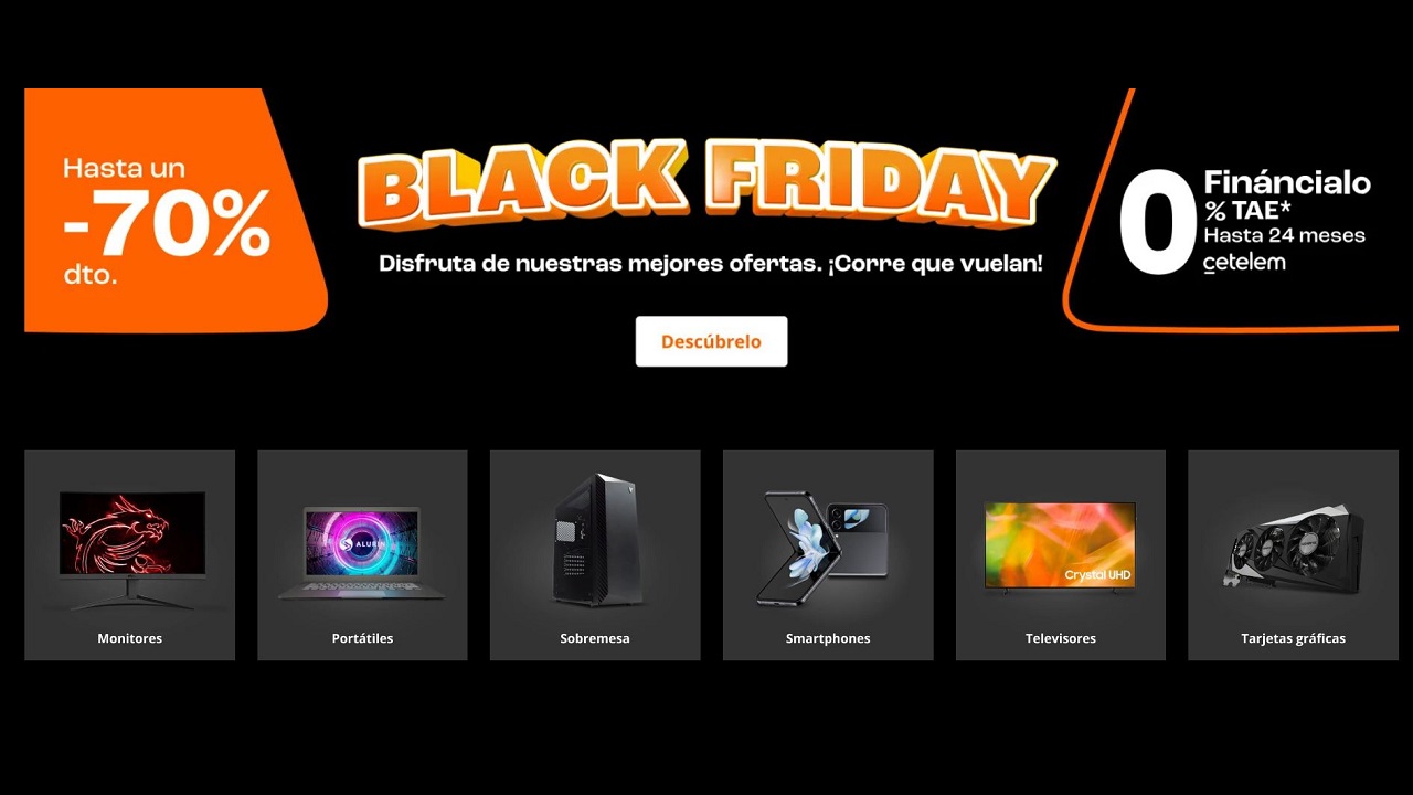 ofertas en televisores black friday pcc