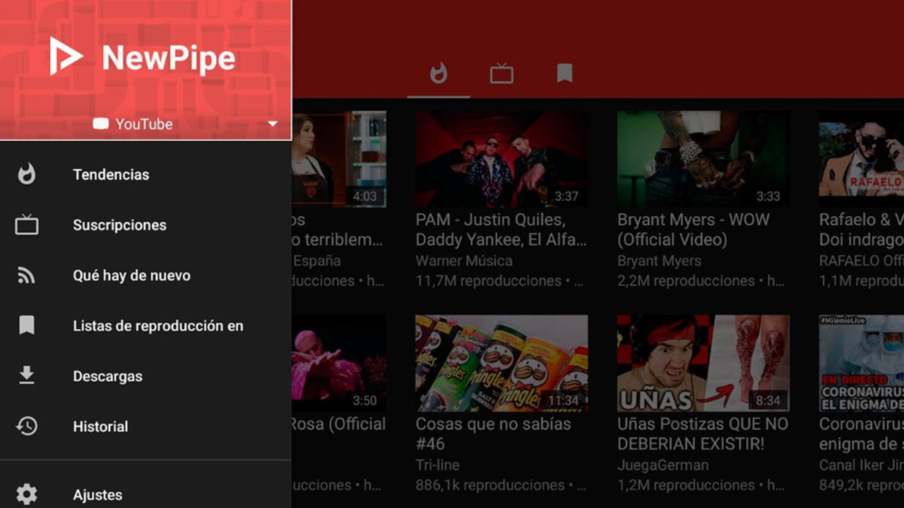 descargar vídeos de YouTube en la tele