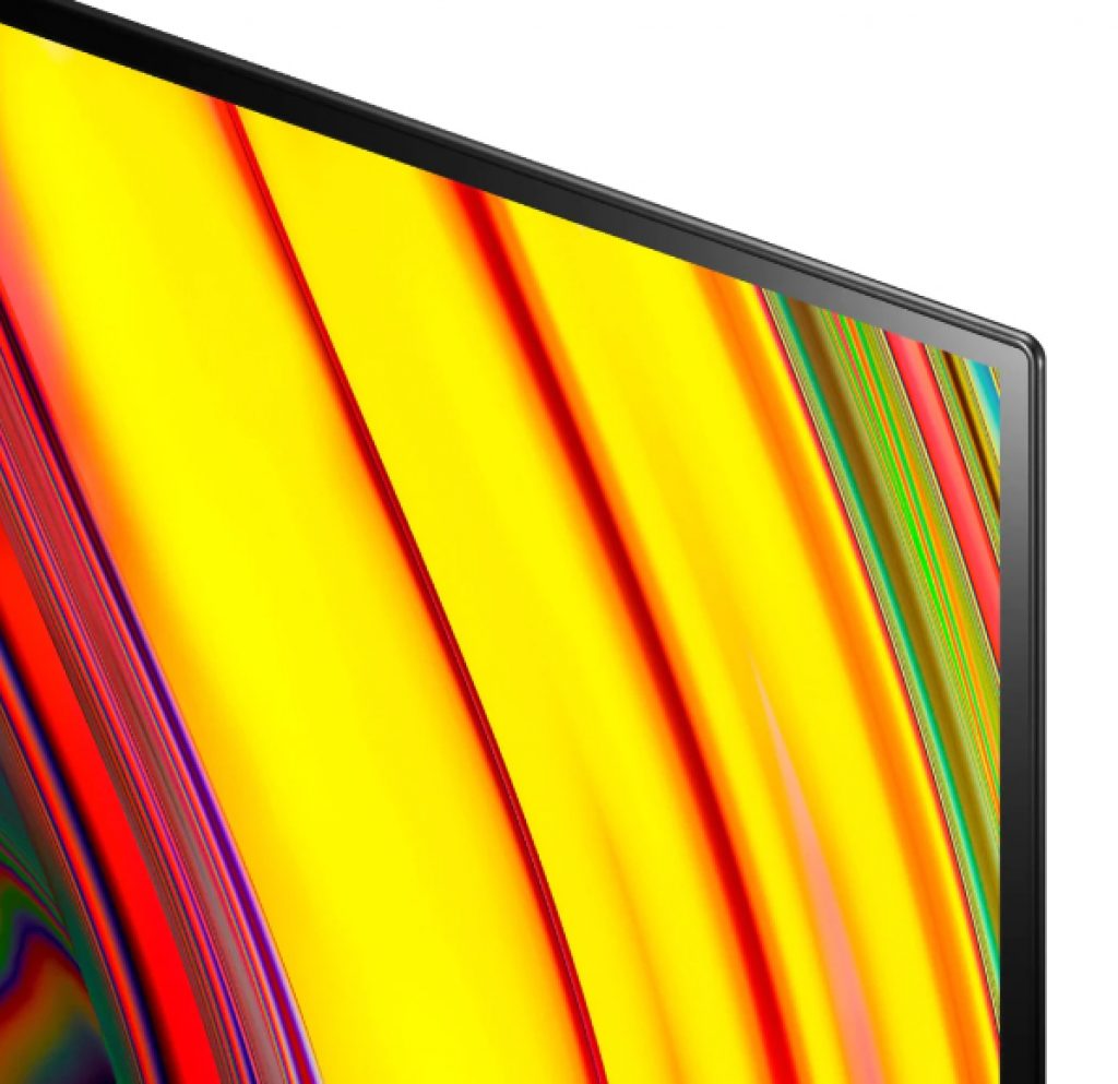 Magníficos detalles físicos del acabado del LG OLED77CS6LA