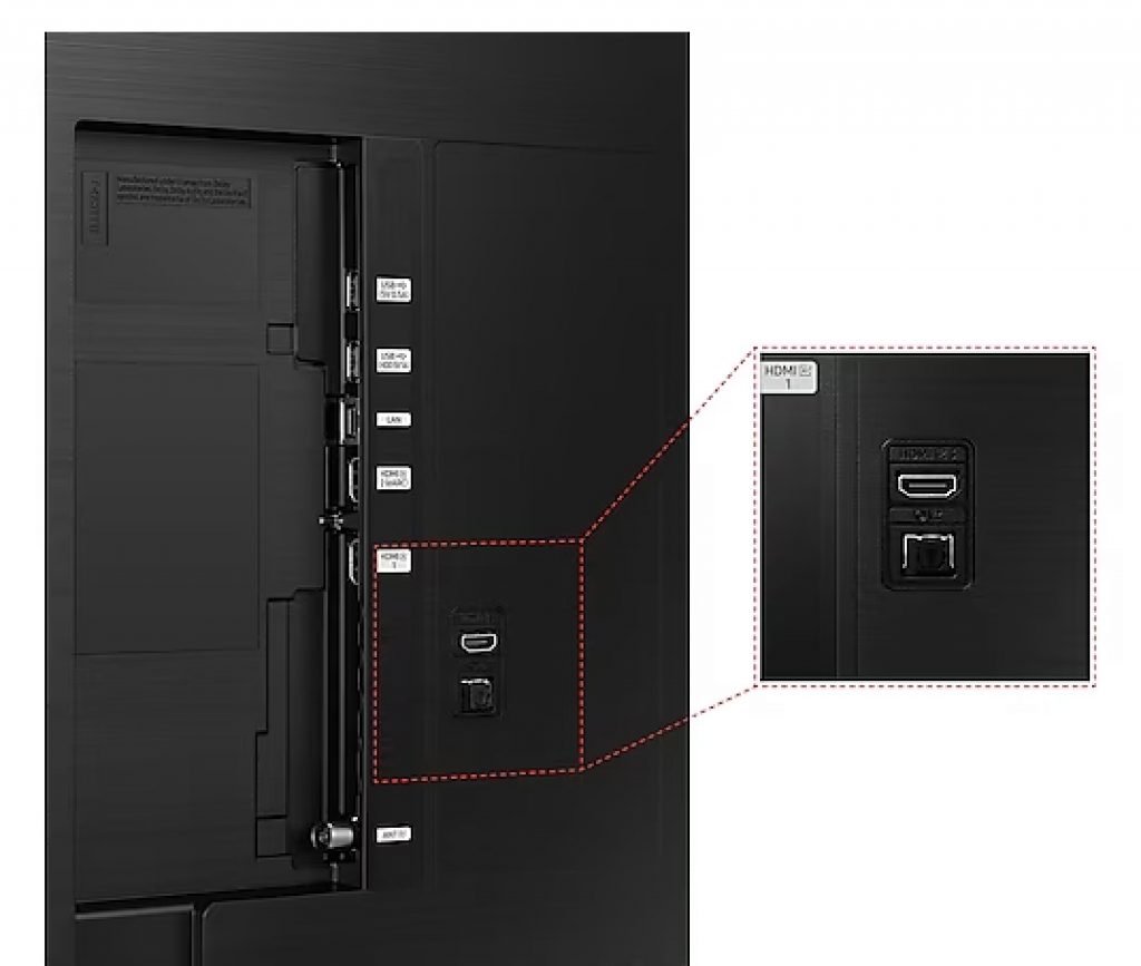 Conexiones SAMSUNG UE50BU8005KXXC