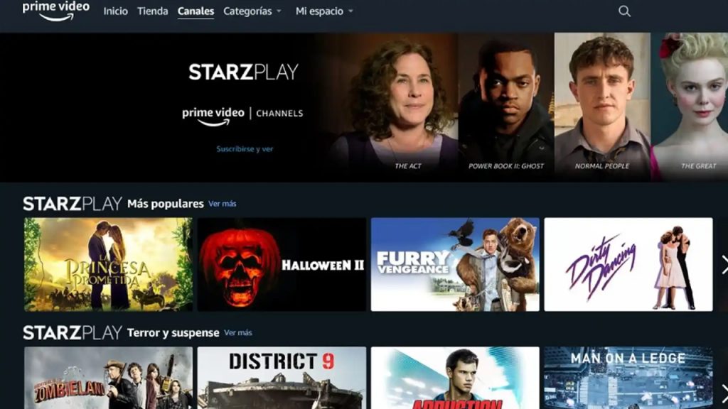 borrarse de los canales de Amazon Prime Video