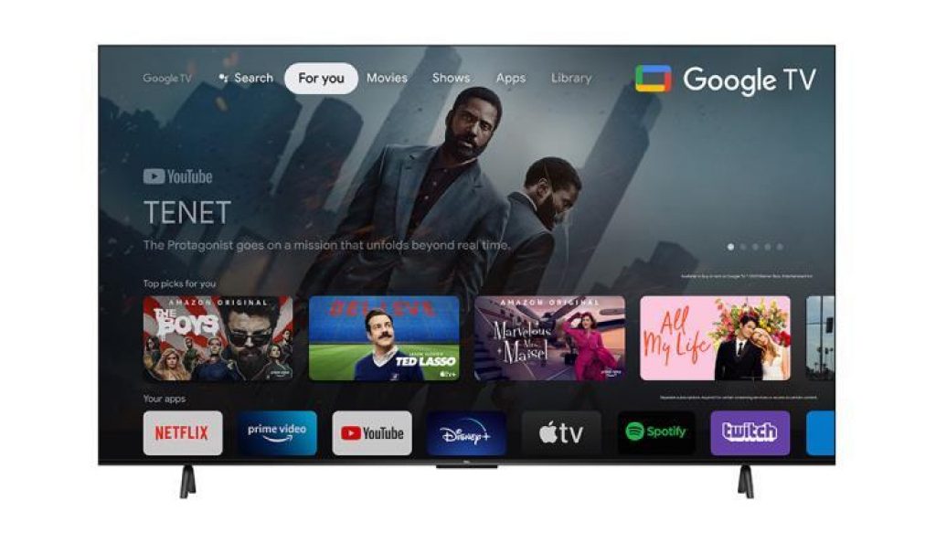 TCL 75P631 viene con Google TV