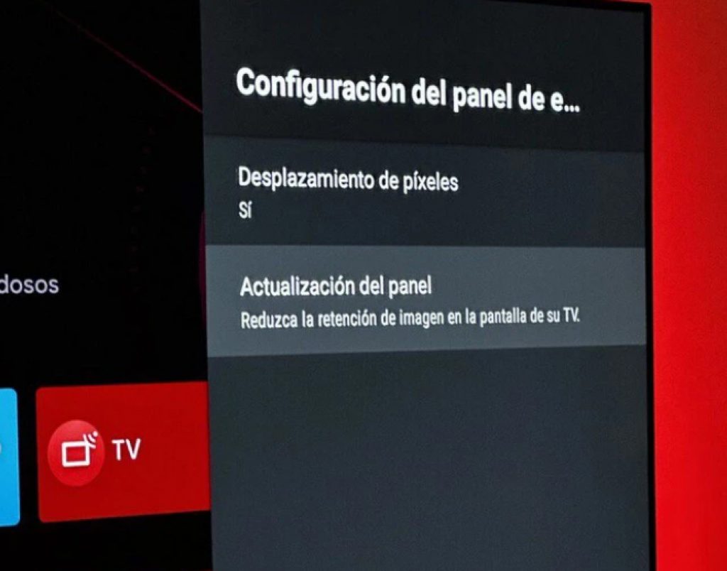 Los televisores de alta gama cuentan con funciones de cuidado o protección, ¡actívalos!