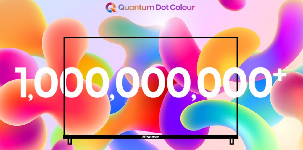 El televisor integra Quantum Dot Colour