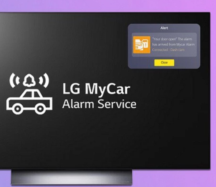 LG MyCar Alarm para ver cómo está tu coche desde la tele