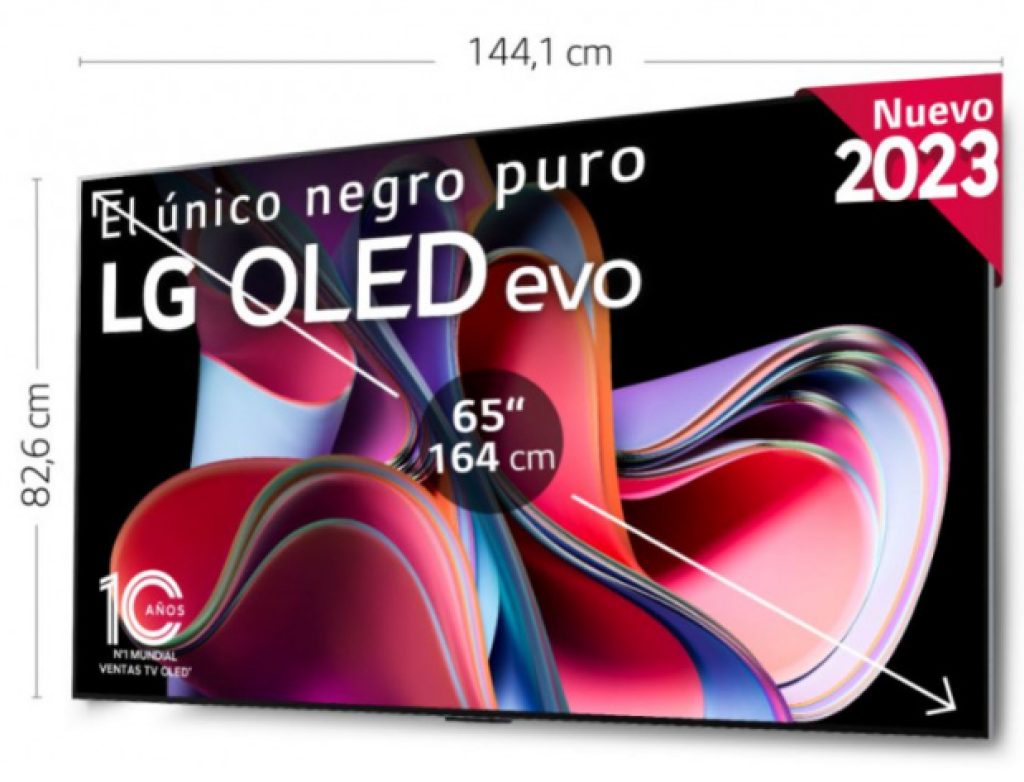 LG OLED65G3 en medidas