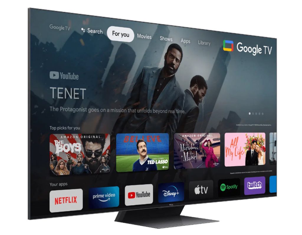 Este TCL monta Google TV y Android TV 11