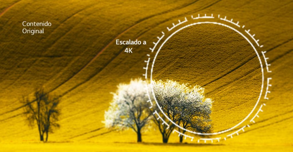 Las tecnologías de imagen y la posibilidad de reescalado otorgan una imagen más que apta para disfrutar