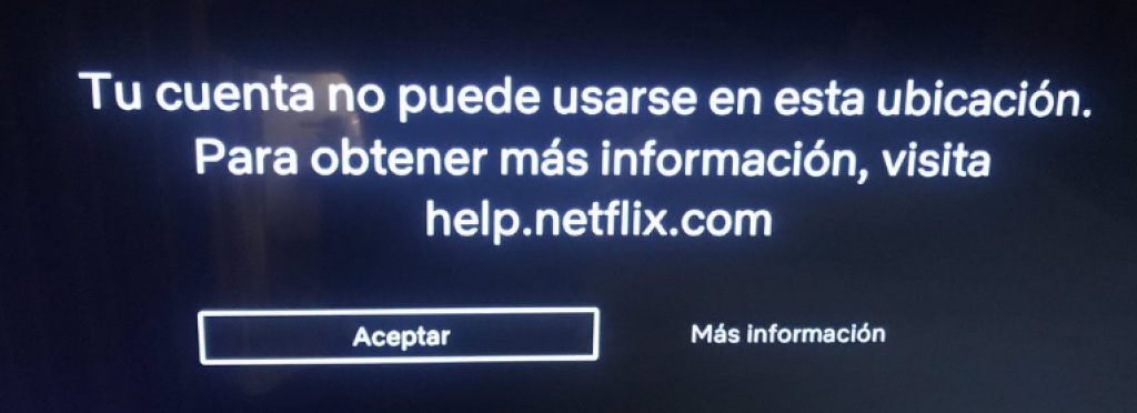 El aviso de Netflix al respecto
