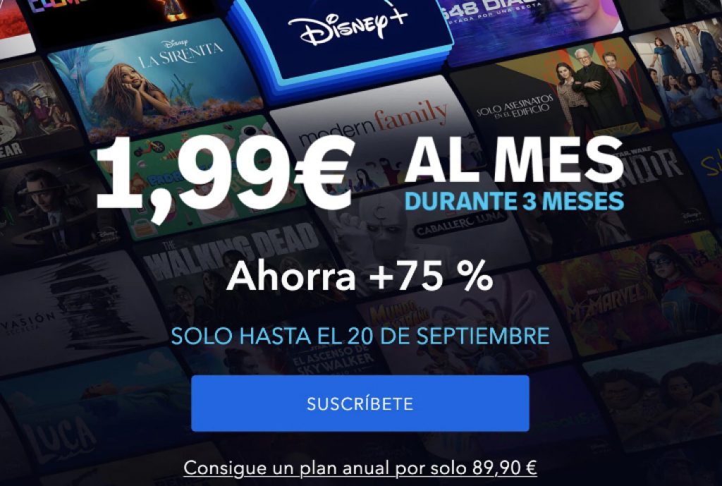 La oferta está perfectamente visible en la web del servicio